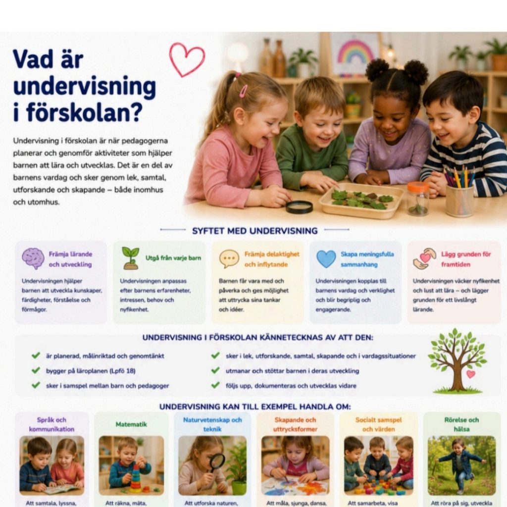 Undervisning I förskolan