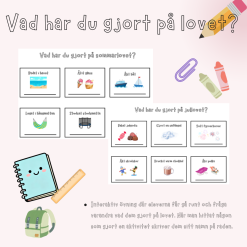 Vad har du gjort på lovet?