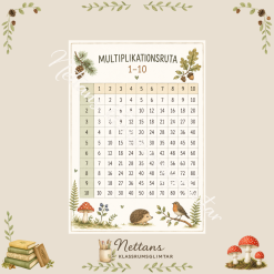 Multiplikationsruta 1-10