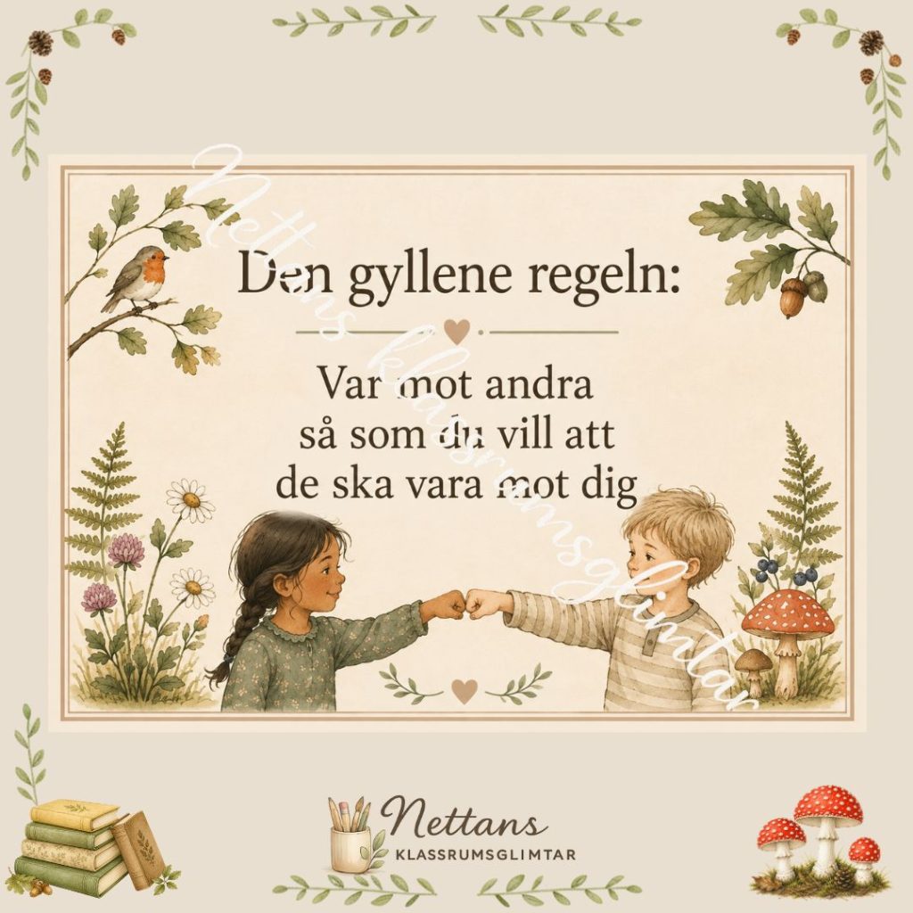 Skylt: Den gyllene regeln