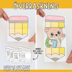 Skolstartspyssel - Pennor med en överraskning