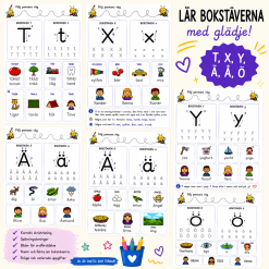 svenska alfabet del 4