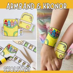 Skolstartspyssel - Gör egna armband och huvudkronor