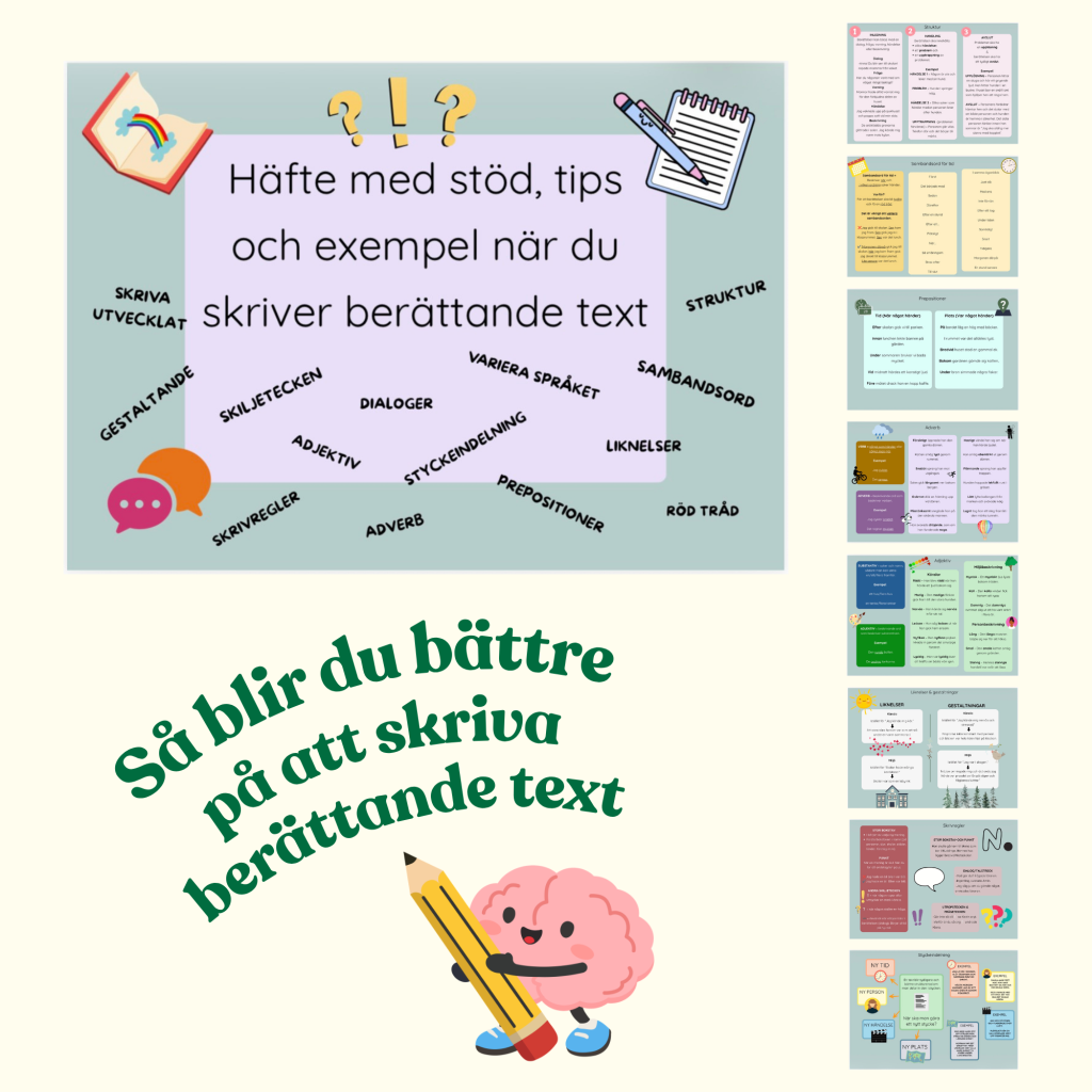 Bli bättre på att skriva berättande text