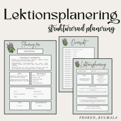 Lektionsplanering