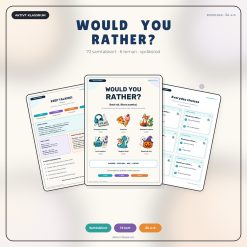 Would You Rather? – 72 samtalskort med språkstöd (engelska åk 4–6)