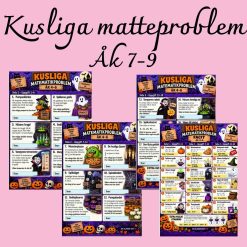 Kusliga matematikproblem – problemlösning åk 7–9 🎃📐