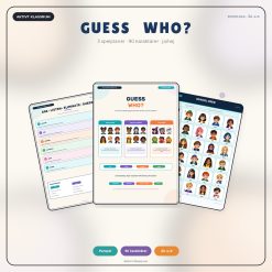 Guess Who: Ja/nej-frågespel med språkstöd (engelska åk 4–6)