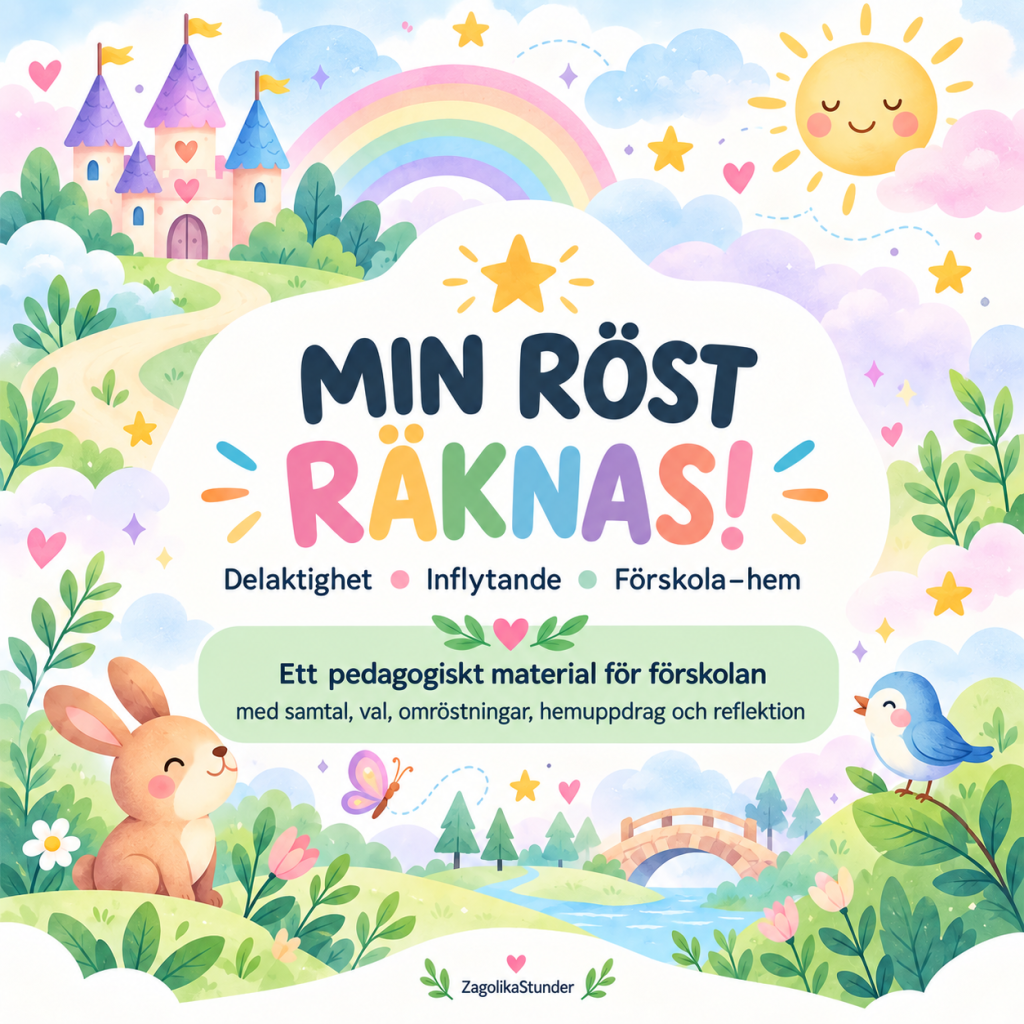 Min röst räknas! – Delaktighet, inflytande & barnens idéer