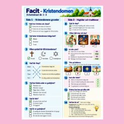 Kristendomen åk 1–3 | Arbetsblad med fakta, övningar & facit