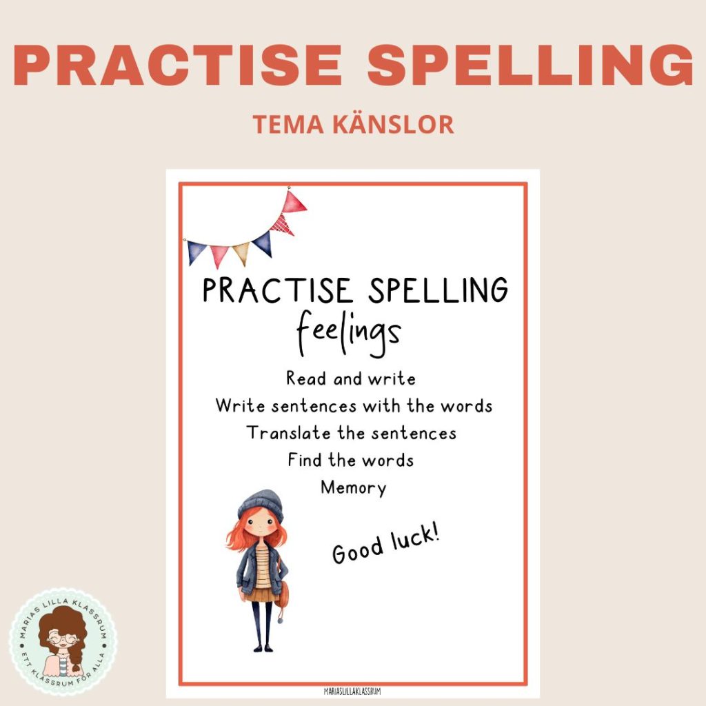 Practise spelling – feelings