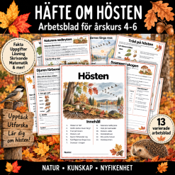 Häfte om hösten för åk 4-6
