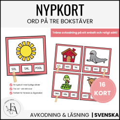 Nypkort | Ord med tre bokstäver