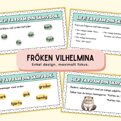 Skrivbok Startuppgifter – Lugna lektionsstarter & skrivträning