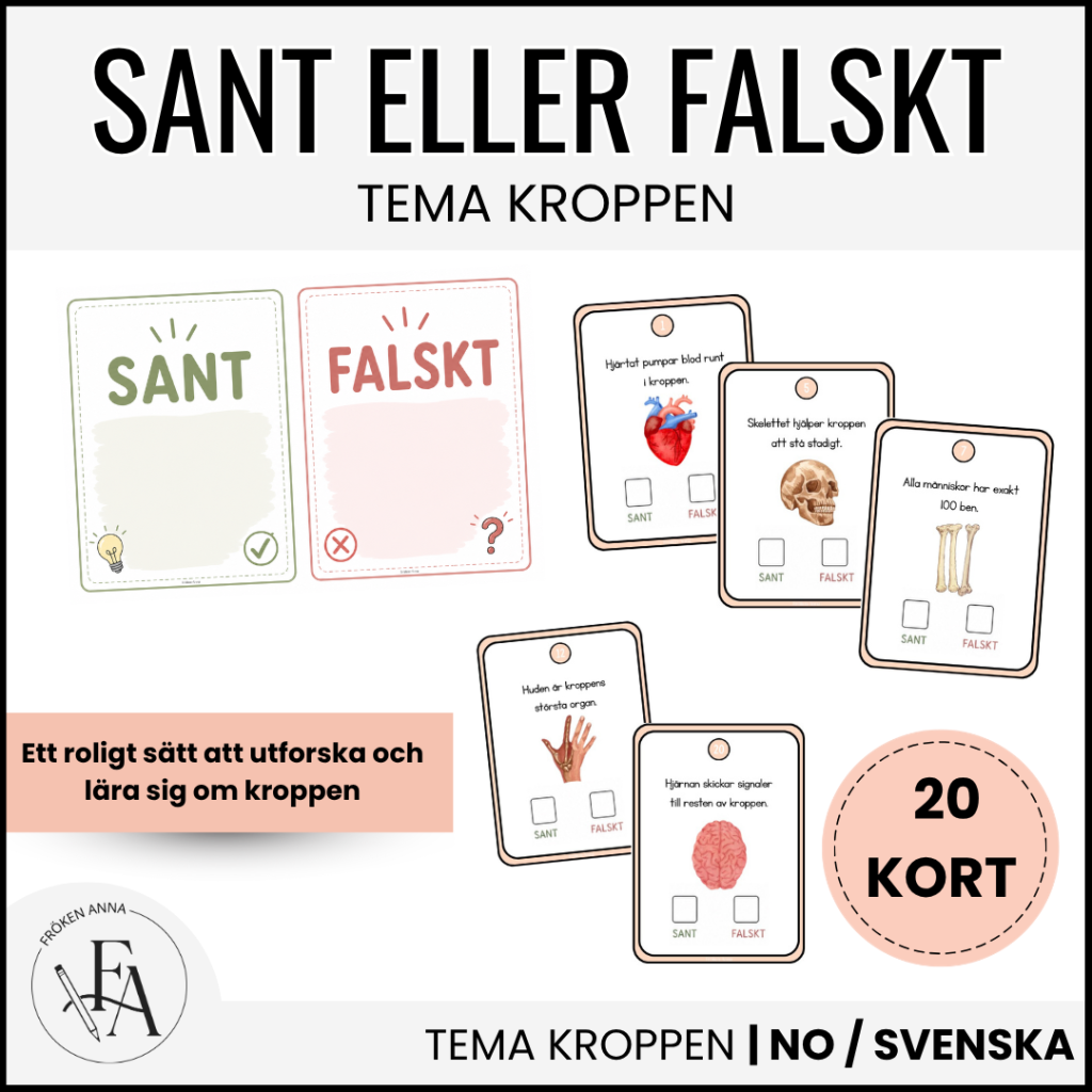 Kroppen | Sant eller falskt