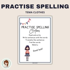 Practise spelling - clothes