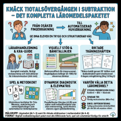 Knäck Tiotalsövergången i Subtraktion