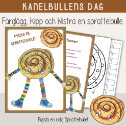 Kanelbullens dag - Pyssel - Pyssla en sprattelbulle