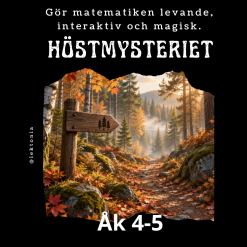Höstmysteriet – Ett matematiskt äventyr i lönnskogen