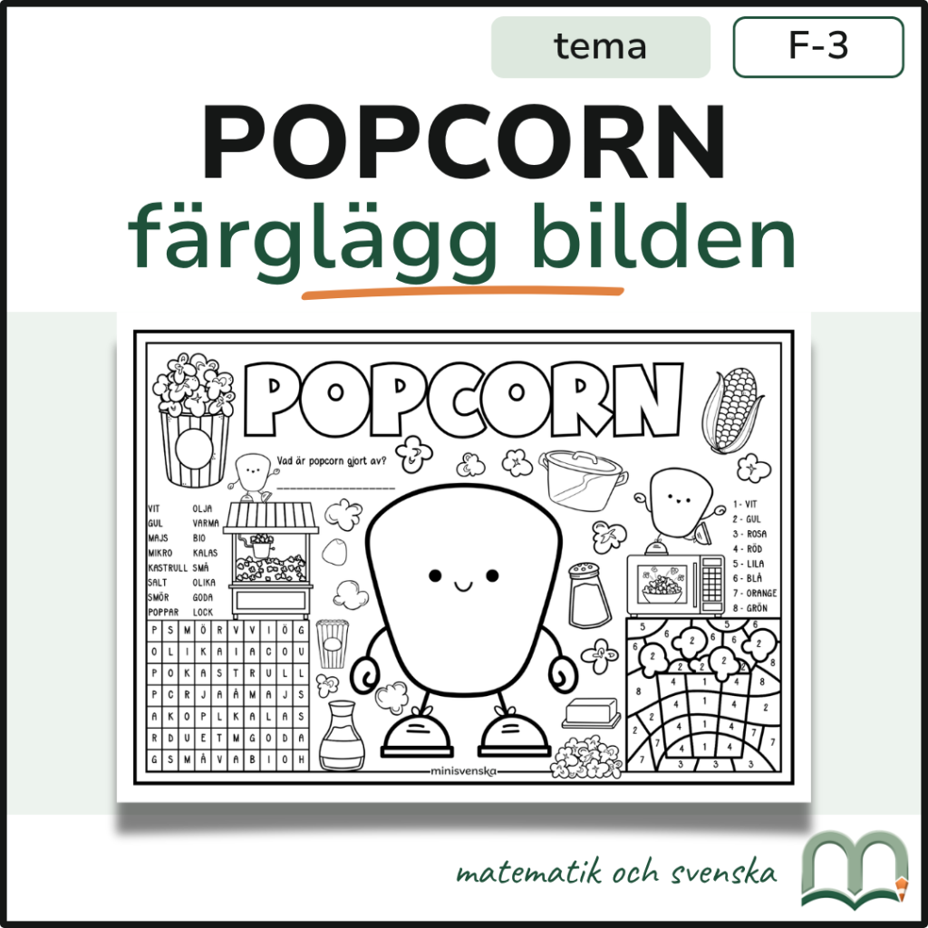Måla popcorn