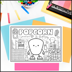 Måla popcorn