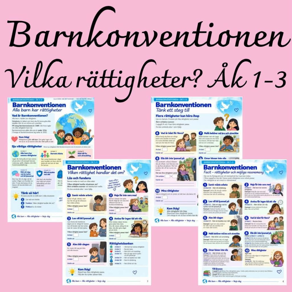 Barnkonventionen – vilka rättigheter handlar det om? | Åk 1–3
