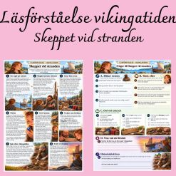 Vikingatiden – läsförståelse med berättelse, frågor och facit