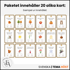 Hösten – Sant eller falskt | Faktakort