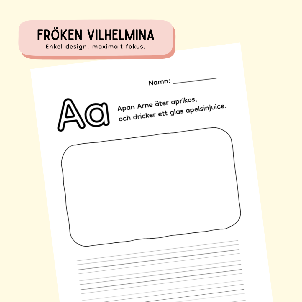 Från A till Ö: Läs, Skriv & Illustrera