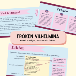 Dikter och poesi – presentation!