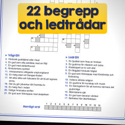 Hinduismen – Korsord med hemligt ord | Religion