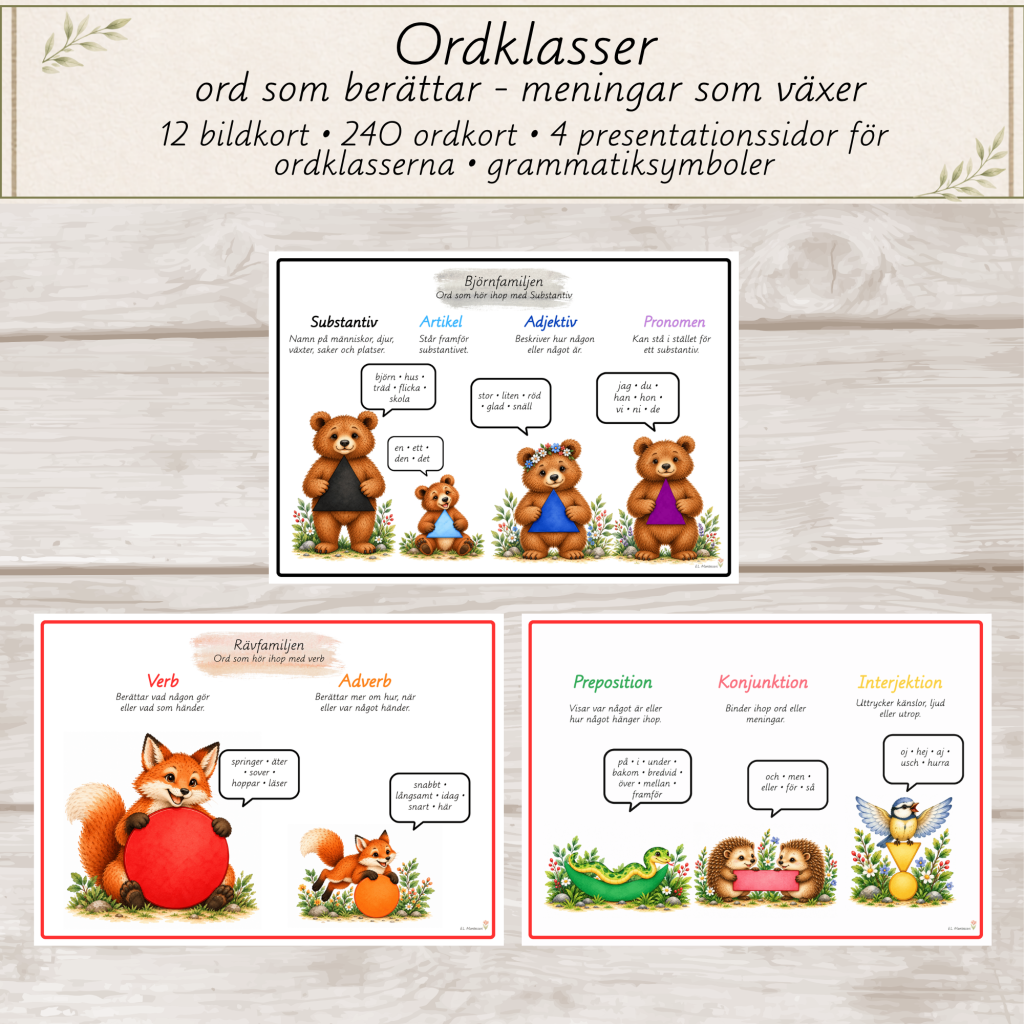 Grammatik – Ord som berättar, meningar som växer