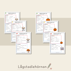 ✏️ Lucktexter – beskrivande ord (Adjektiv)