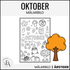 Oktober | Målarbild