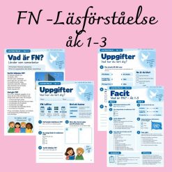 Vad är FN? – Läsförståelse om FN | Åk 1–3