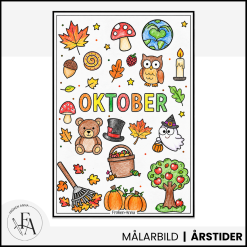 Oktober | Målarbild
