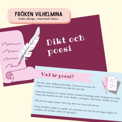 Dikter och poesi – presentation!