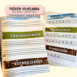 Lär dig skriva små bokstäver – Himmels-, gräs- och rotbokstäver!