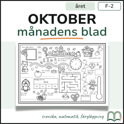 Månadens blad - Oktober