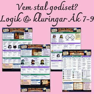 Vem stal godiset? – mysterium med logik, bevis & problemlösning | Åk 7–9