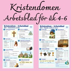 Kristendom – arbetsblad med facit | Religion åk 4–6