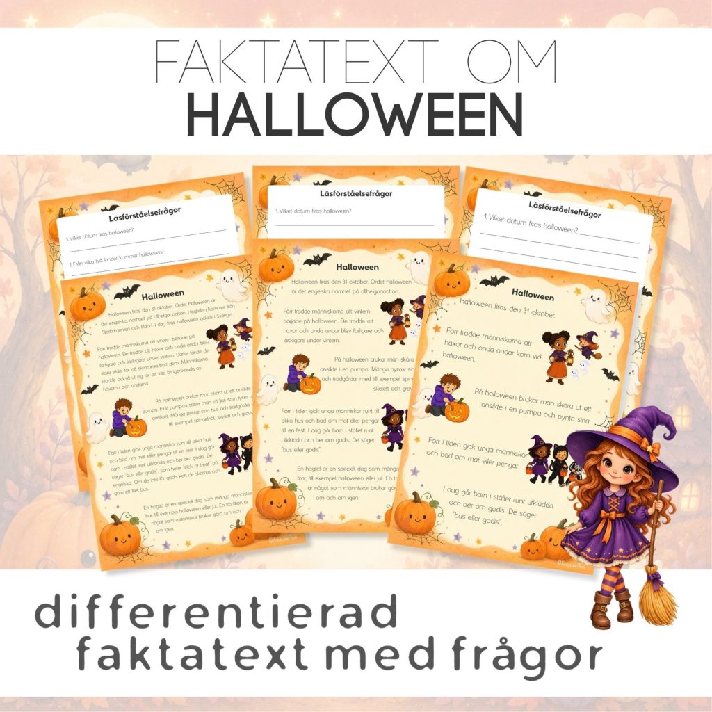 Faktatext om halloween 🎃