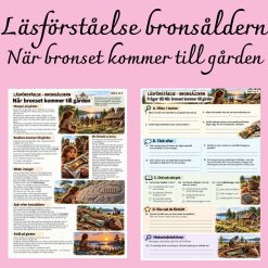 När bronset kommer till gården – läsförståelse om bronsåldern + facit
