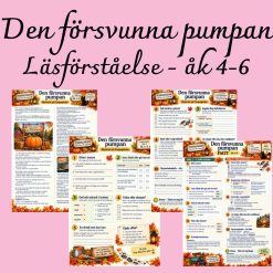 Den försvunna pumpan – höstmysterium & läsförståelse för åk 4–6