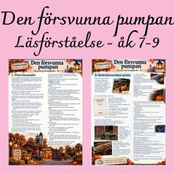 Den försvunna pumpan – mysterium, kritisk läsning & läsförståelse för åk 7–9