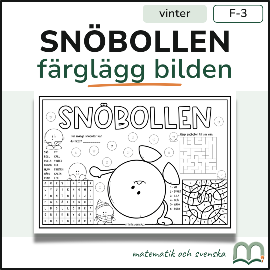 Måla snöbollen