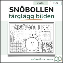 Måla snöbollen