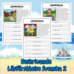 Beskrivande Läsförståelse Svenska Nr 2