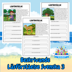 Beskrivande Läsförståelse Svenska Nr 3