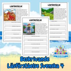 Beskrivande Läsförståelse Svenska Nr 4